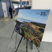 В аэропорту «Васьково» открылась фотовыставка, посвящённая 10-летию «Онежского Поморья»